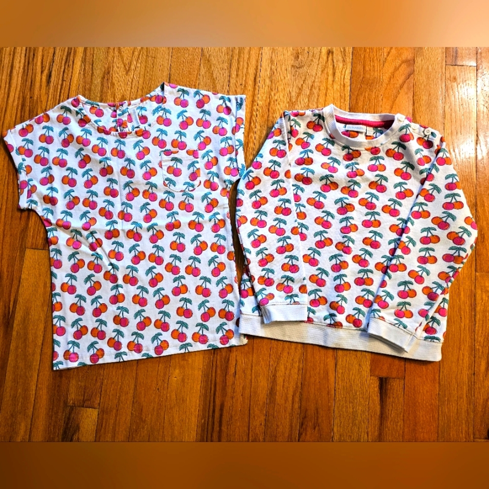 Jojo Maman Bebe Cherry Tops